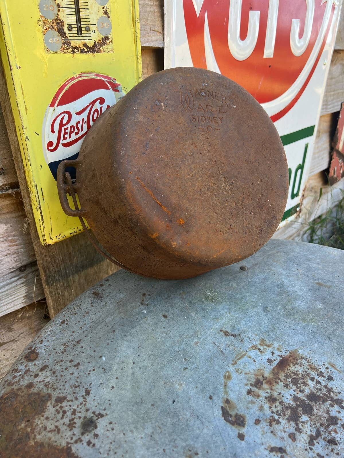 Vintage Wagner Ware Cast Iron Dutch Oven Pot 10 5 Patina Unseasoned Etsy Vintage Wagner Ware Cast Iron Dutch Oven Pot 10 5 Patina Unseasoned Etsy