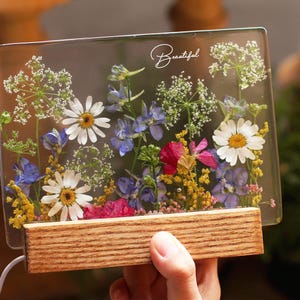 Pressed Flowers, Large Pressed Flower,Custom Pressed Flower Frame - Wedding Flowers or Other Event Flowers.