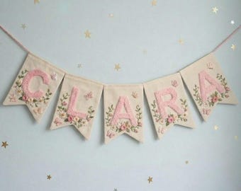Pastell Regenbogen Girlande, Namensgirlande, Filz Namensgirlande, Filz Namensgirlande, Babyparty Namensgirlande, alles Gute zum Geburtstag