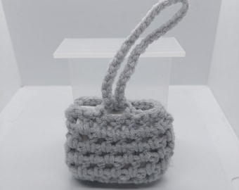 Crochet Airpods Earbuds Case Pouch Mini Bag Charm | Great gift, stocking stuffer!