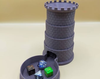 Torre di dadi pieghevole - Spedizione inclusa / RPG / Gioco / D&D / Gioco di ruolo / Dadi /