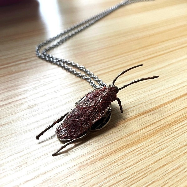 Cockroach Pendant Necklace