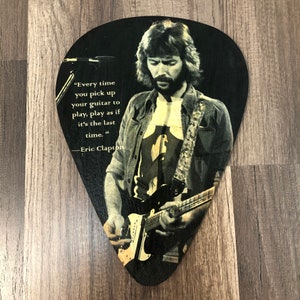 Eric Clapton  jumbo guitar pick wall art