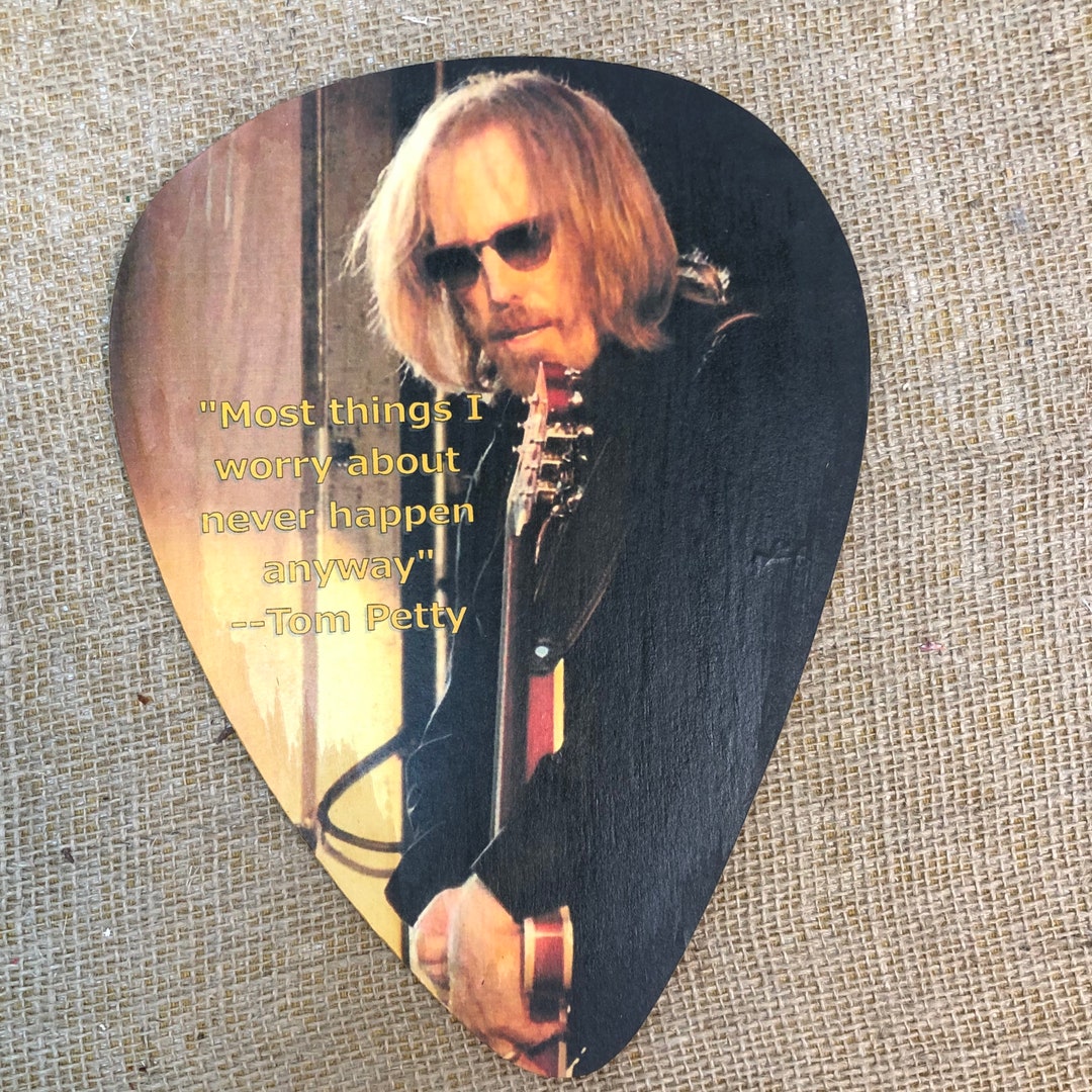 Tom Petty Jumbo Guitar Pick Wall Art Etsy