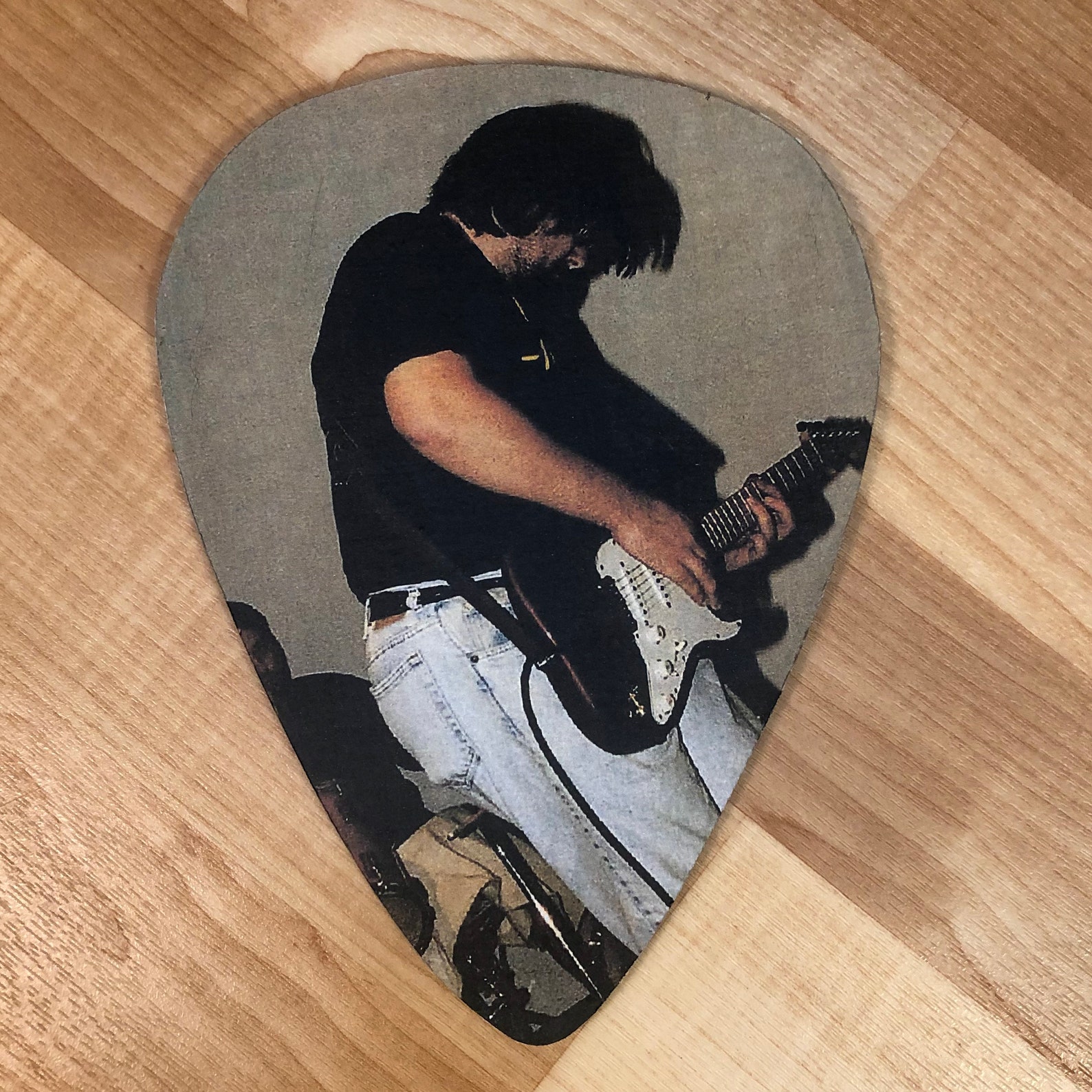Customized guitar pick wall art Etsy