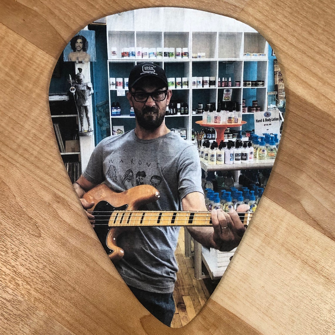 Customized guitar pick wall art Etsy