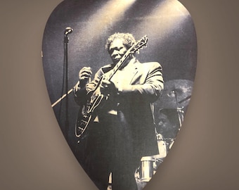 B.B. King  jumbo guitar pick wall art