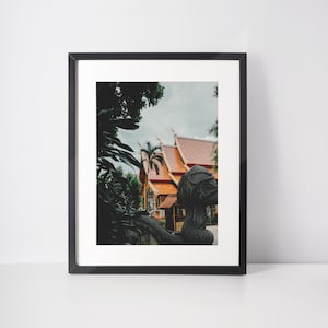 Thailand Temple Photography | Southeast Asia Print | Thai Wall Art | Travel Photography Decor | Thailand Home Decor | Buddhist Temple