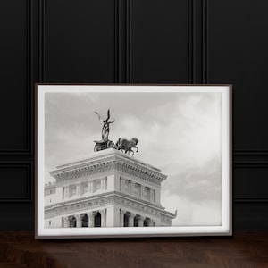 Rome Italy Wall Art Italian Architecture Photography Italy Travel Poster Ancient Rome Art Black & White Photography Italy Home Decor