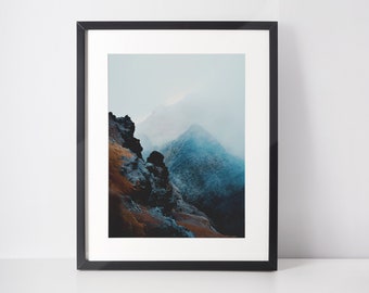 Kauai Berge Druck Hawaii Wand Dekor Kauai Insel Druck Hawaii Fotografie Geschenk Hawaiianische Inseln Druck Stimmungsvolle Landschaft Fotografie Druck