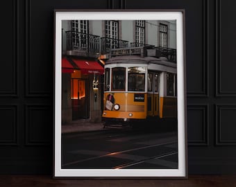 Impression de voyage de Lisbonne, affiche de Lisbonne, Portugal, décoration murale de Lisbonne, photographie de la ville de Lisbonne, impression de photographie de voyage, Portugal, décoration d'intérieur