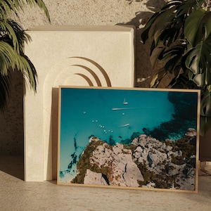 Sardinia Italy Print Costa di Baunei Italy Wall Art Italian Summer Print Mediterranean beach Photography Italy Coast Print European Summer