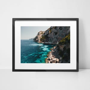 Sardinia Italy Print Costa di Baunei Italy Wall Art Italian Summer Photography Mediterranean Summer Wall Art Italy Beach Print Sardinia Art