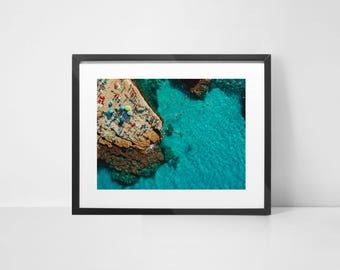 Puglia Italy Print Lecce Torre Sant Andrea Italy Wall Art Italian Summer Photography Mediterranean Summer Wall Art Euro Summer Travel Poster