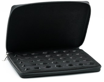 Ultimate Dice Folio - Black - Old School Dice Dragon Head Logo Zip Up Storage Case