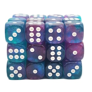 Galaxy - Northern Lights 36ct 12mm D6 Dice Set