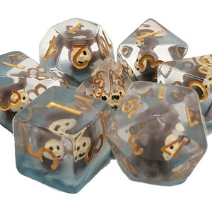 Animal Kingdom - Monkey Shines - Old School 7 Piece DnD RPG Dice Set