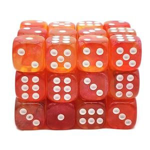 Galaxy - Exploding Sun 36ct 12mm D6 Dice Set