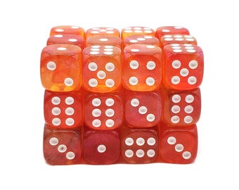 Galaxy - Exploding Sun 36ct 12mm D6 Dice Set Mini Size