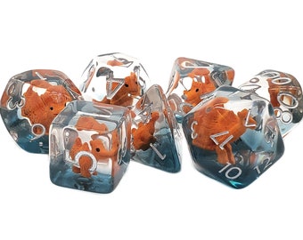 Animal Kingdom - Camel - Old School 7 Piece DnD RPG Dice Set