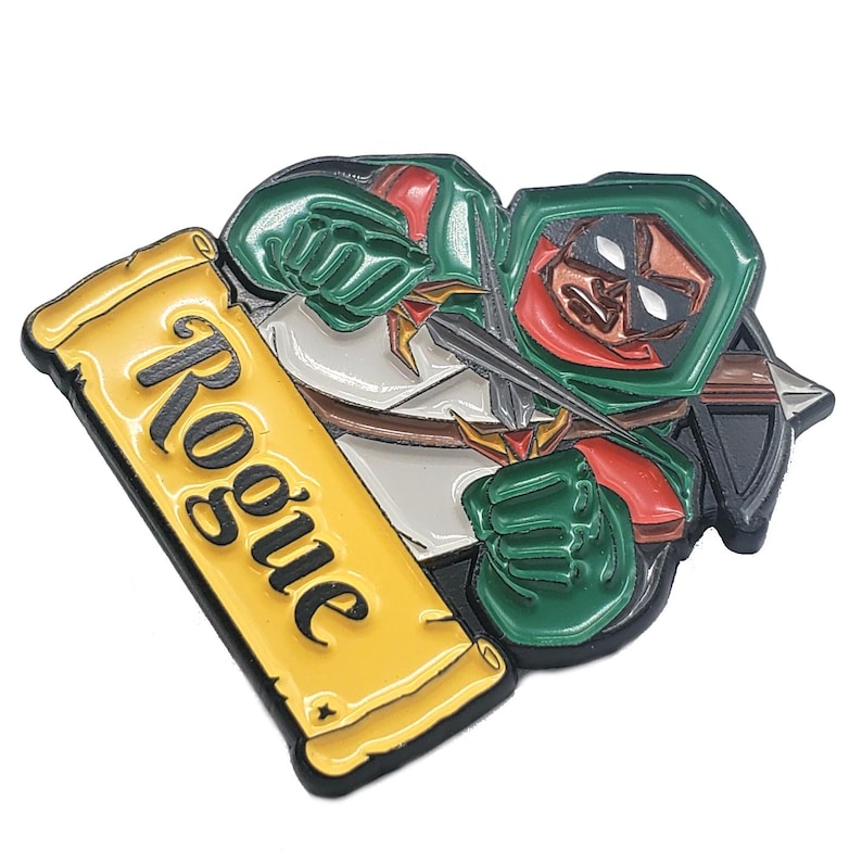 Rogue Class Dnd Old School Collectable Pin - Etsy