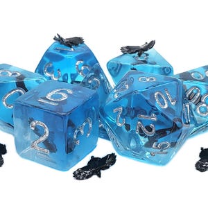 Animal Kingdom - Bird of Prey - Old School 7 Piece DnD RPG Dice Set