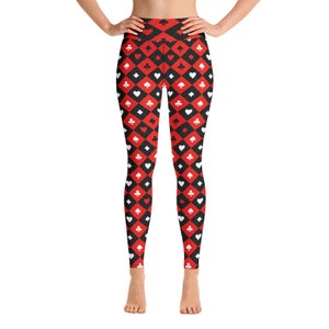 The Red Queen Yoga Leggings