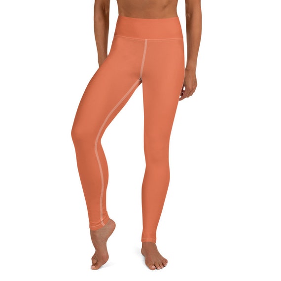 burnt orange yoga pants