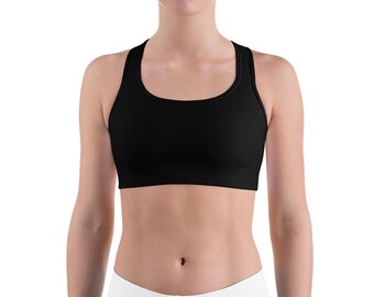 Sujetador Básico de Deportes Negros