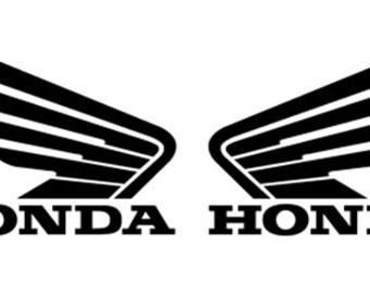Honda wing Logo Vinyl Decal Car Truck Window Sticker Motorcycle 90MM OEM TYPEC