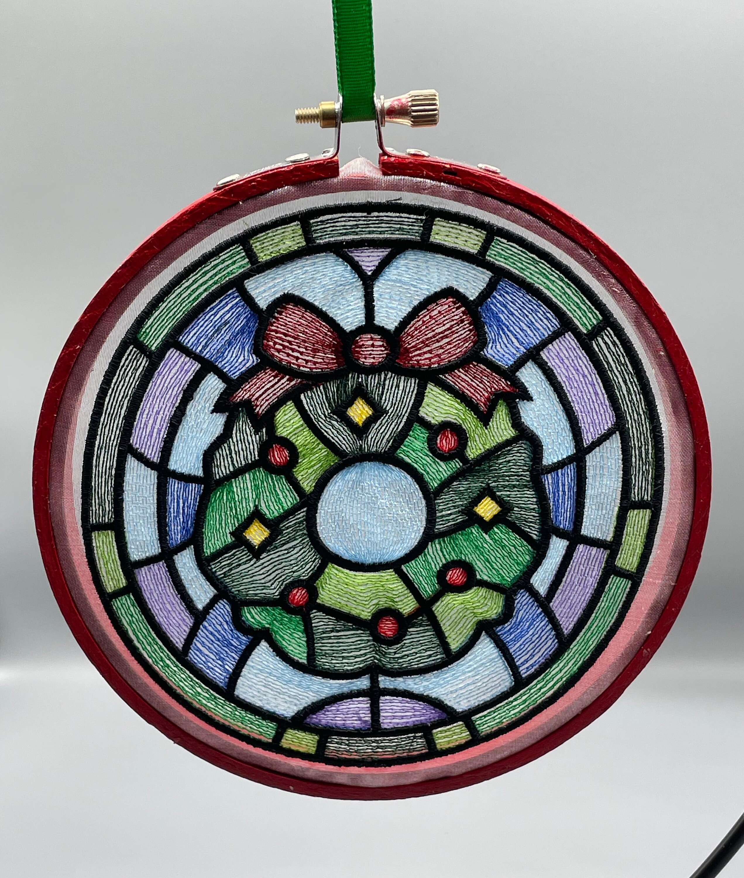 クリスマス「ステンドグラス」リース - Etsy 日本