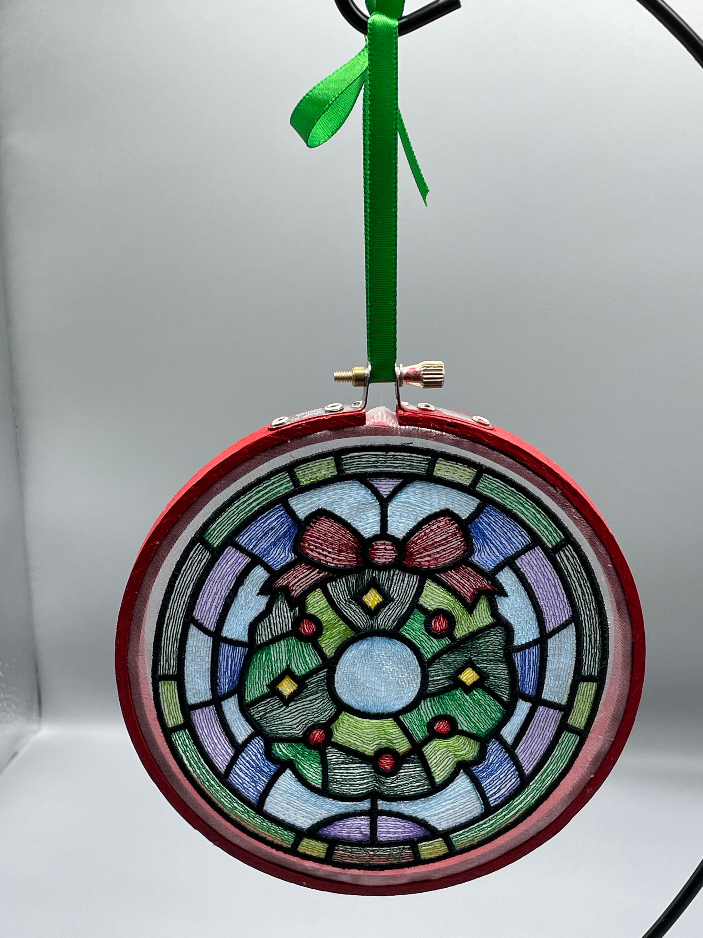 クリスマス「ステンドグラス」リース - Etsy 日本