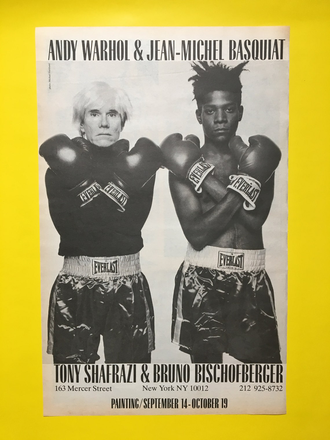Original Vintage 1985 Warhol Basquiat Gallery Opening - Etsy