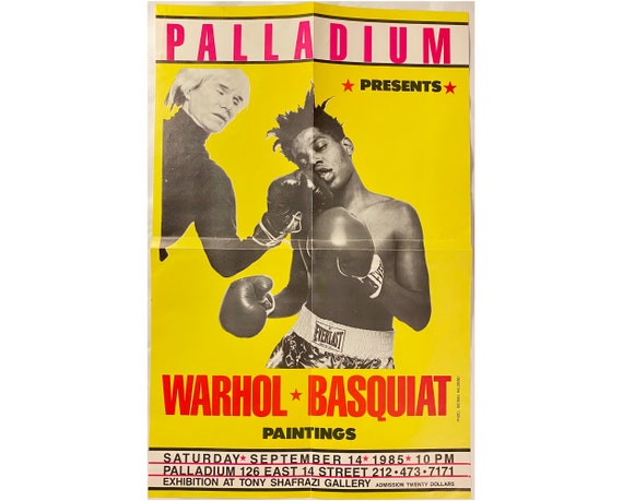 1985 Warhol–basquiat Boxing Poster — Palladium Presents (tony