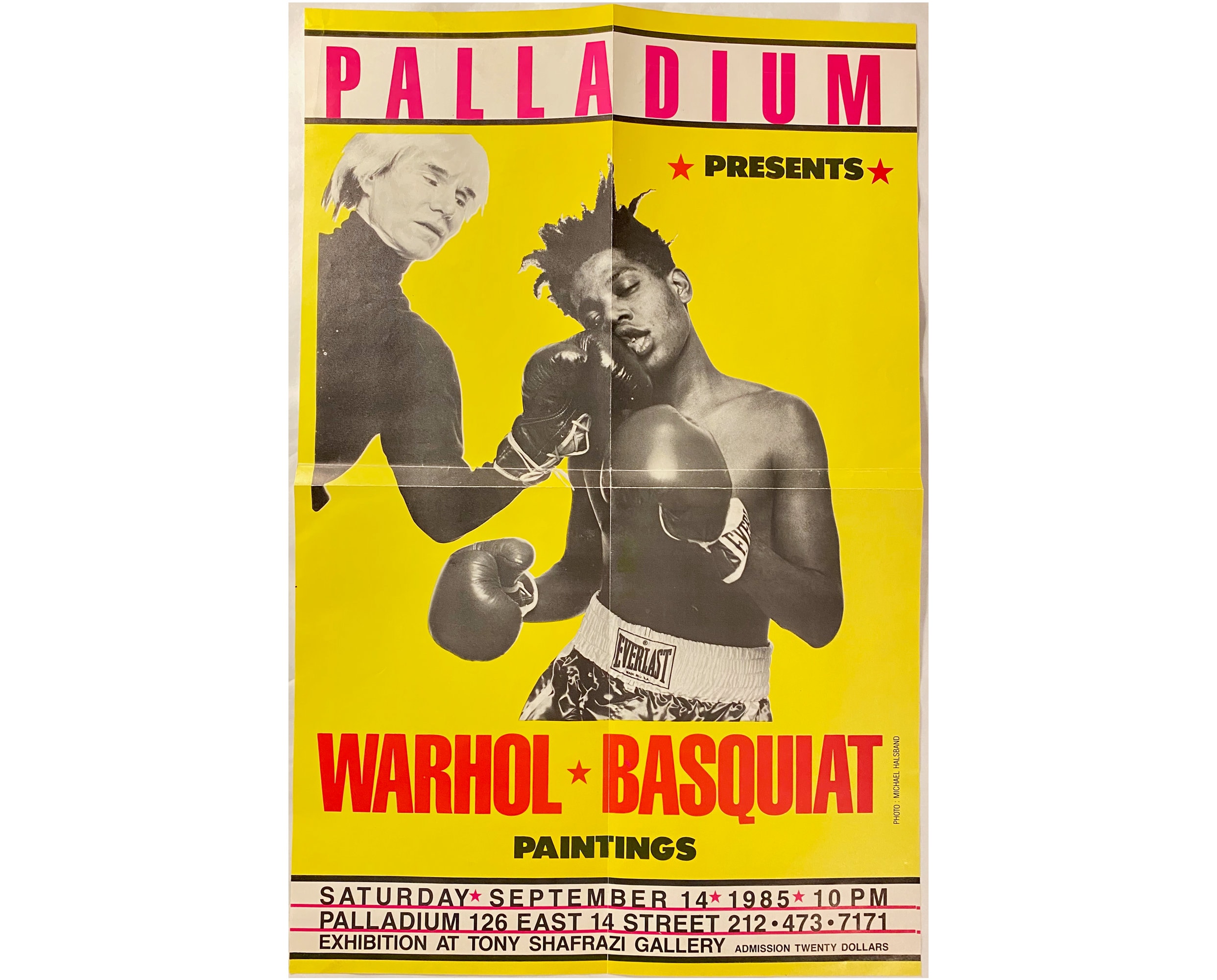 1985 Warhol–basquiat Boxing Poster — Palladium Presents