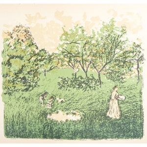 Original Vintage - litografía - Pierre Bonnard Poster 1890s - Le Verger - Paris 1950s