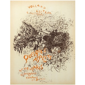 Original Vintage década de 1890 - Póster diseñado por Pierre Bonnard - Litografía - Cobertura - París