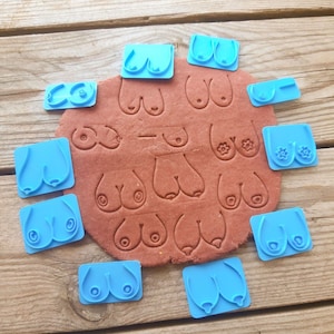 Breast Shape Clay Stamp – Polymer Clay Cutter for Earrings, Body Positive Jewelry Tool, Awareness Ribbon Theme