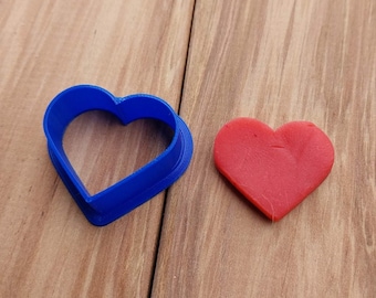 Heart Cookie Cutter Set Mini to Large Sizes, Tiny Clay Cutters for Jewelry, Fondant Heart Cutter, Polymer Clay Tools, Baking Heart Shapes