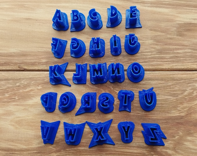 Alphabet Cutters Clay ABC Cutters for Fondant Mini Tiny - Etsy