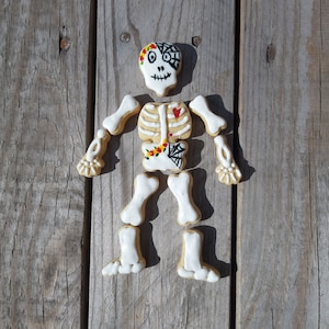 Skeleton stamp, Halloween cookie cutter, Skeleton shape puzzle cookie cutter, Skeleton cookie cutter set, Skeleton cutter set, Day the dead
