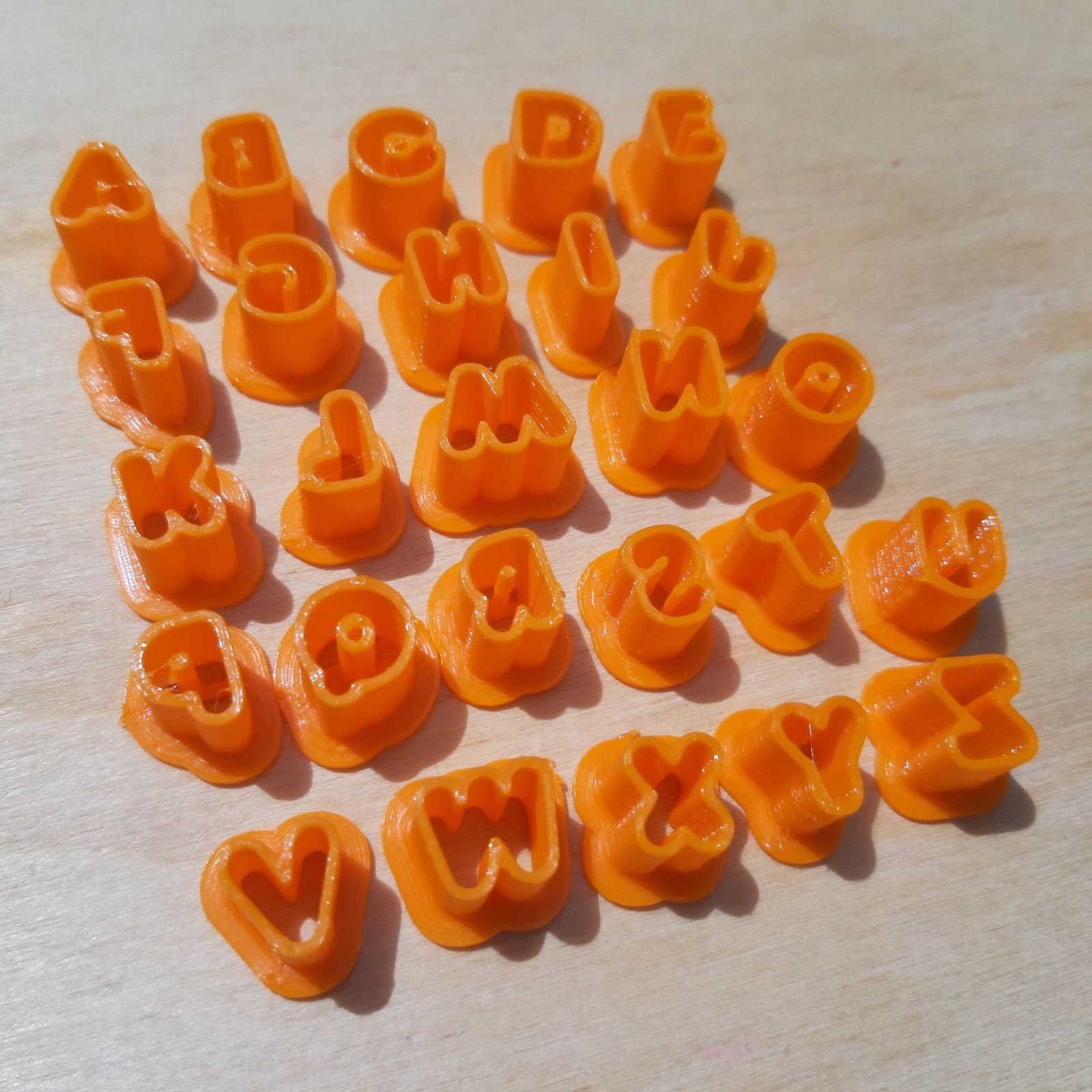 Clay Stamp Alphabet Fondant Letter Cutter Mini Clay Cutter Etsy