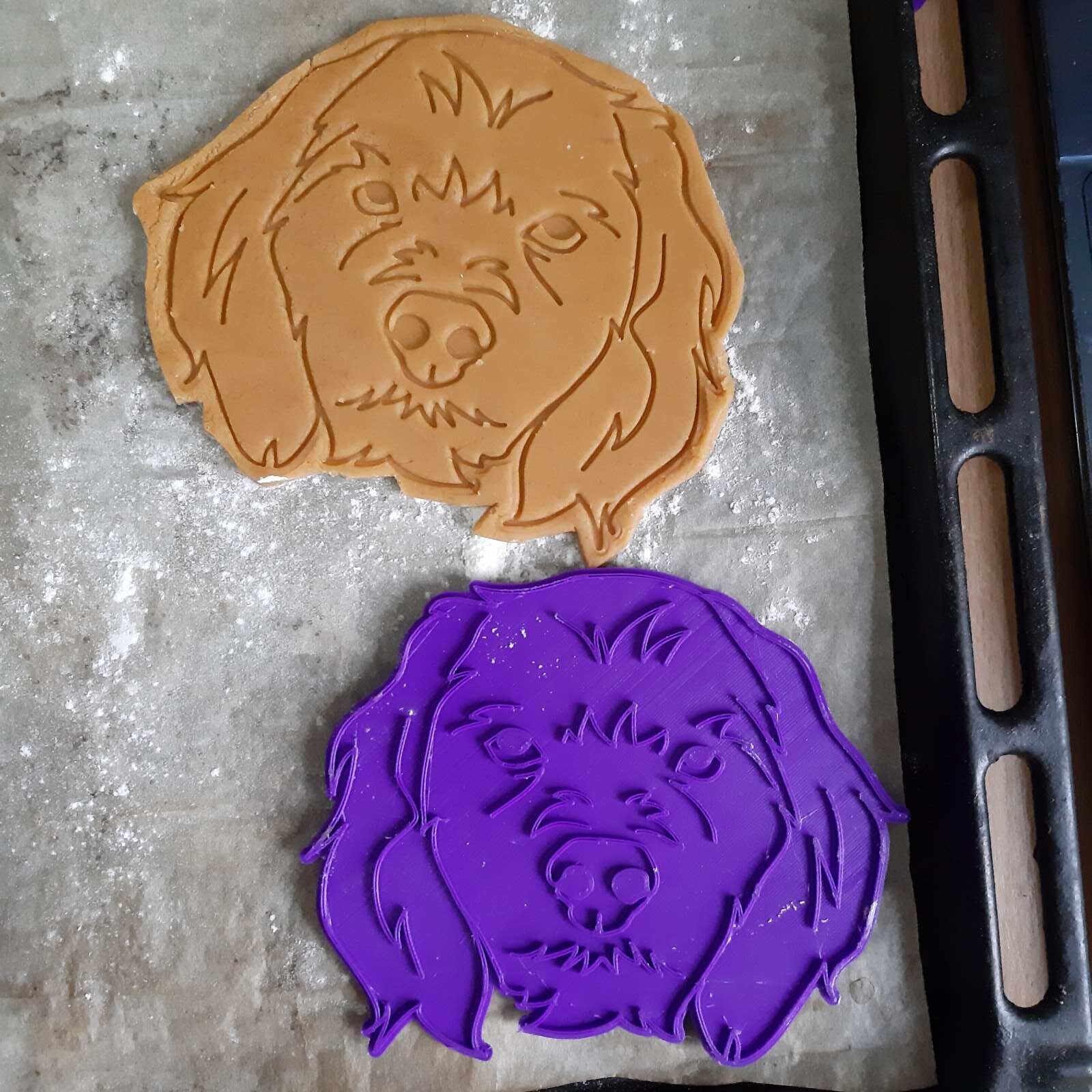 Custom Pet Cookie Cutter - Personalized Dog Face Stamp | Unique Pet Portraits from Photo