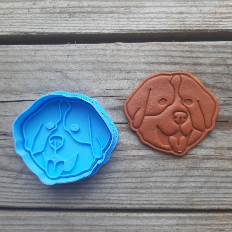 Berner Cookie Cutter Berner Mom Gift Berner Dog Face Cookie Etsy