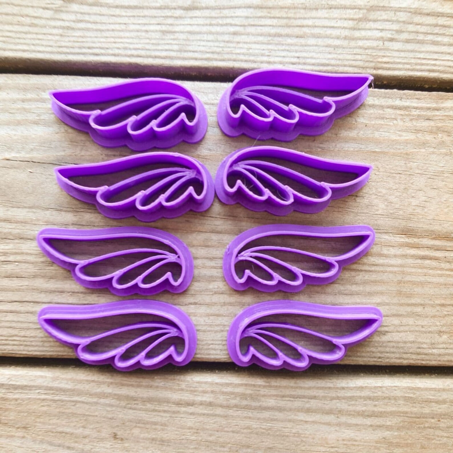 Wing shape cutters for polymer clay Angel wings polymer clay Etsy
