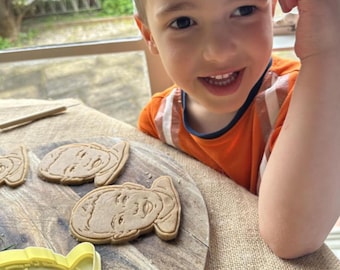 Baby Cookie Cutter, Custom Kids Face Cookie Cutter, Personalized Photo Cookie Stamp, Party Favor, Birthday Gift for Child