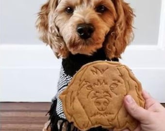 Custom Dog Lover Gift Cookie Cutter from Photo, Personalized Pet Portrait Stamp