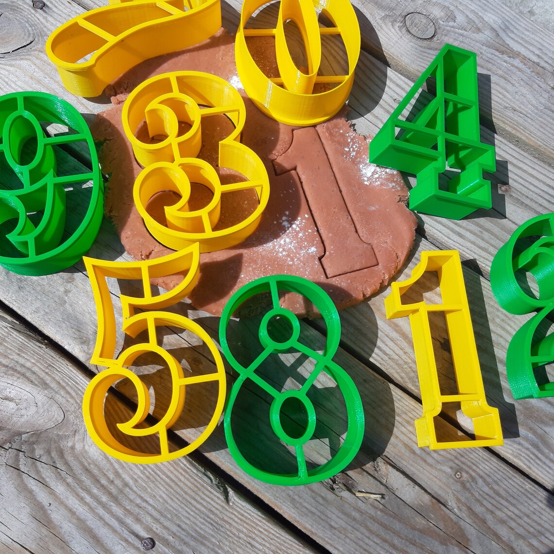 Number cookie cutters birthday number cutter numbers full Etsy