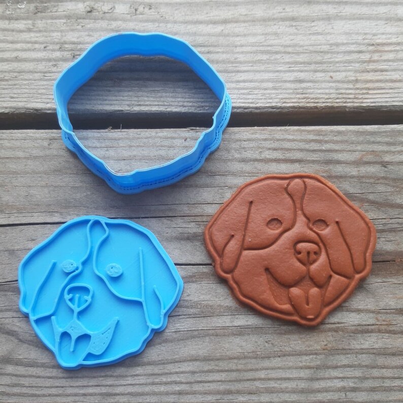 Berner Cookie Cutter Berner Mom Gift Berner Dog Face Cookie Etsy