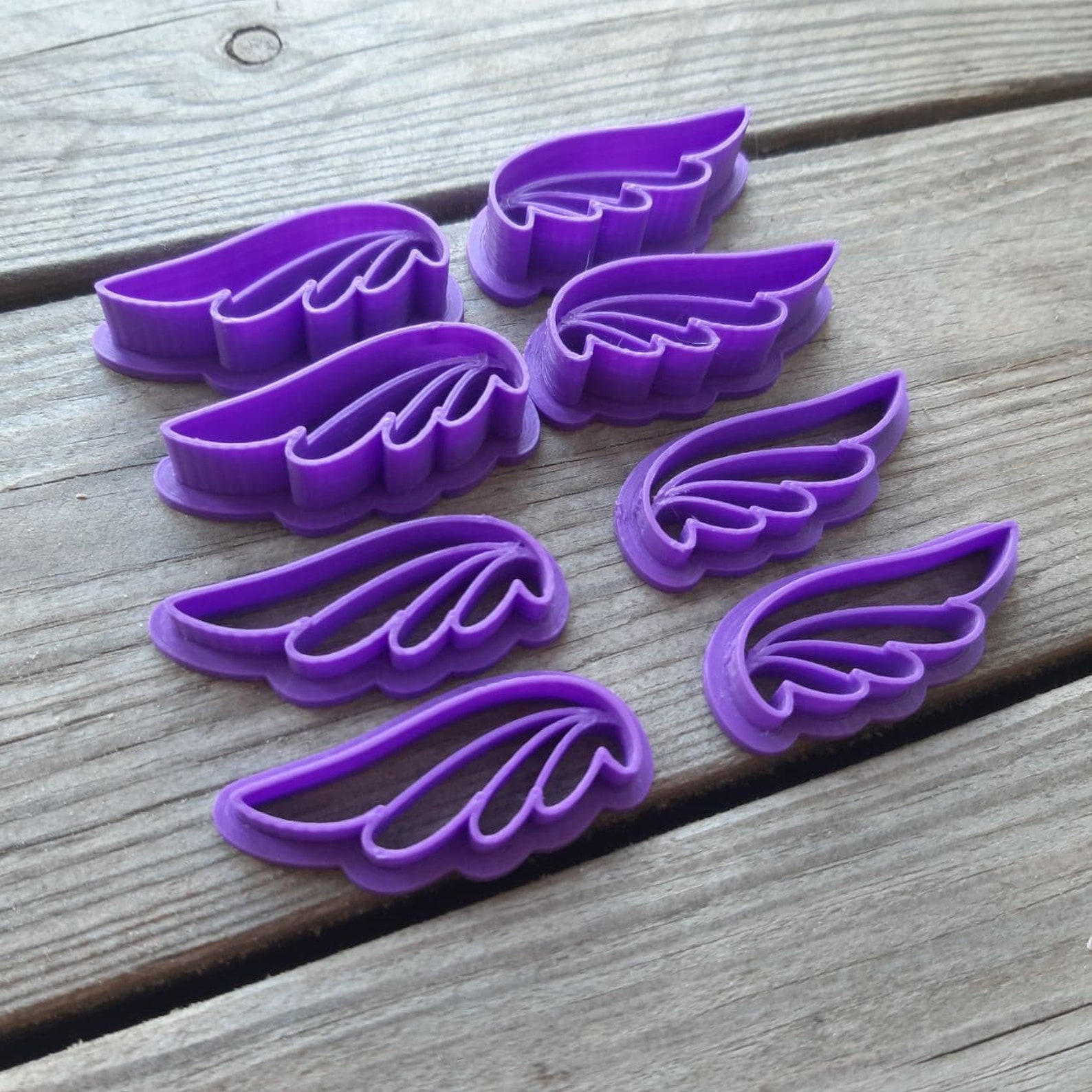 Wing shape cutters for polymer clay Angel wings polymer clay Etsy